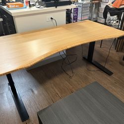 Jarvis Bamboo Standing Desk 60x30