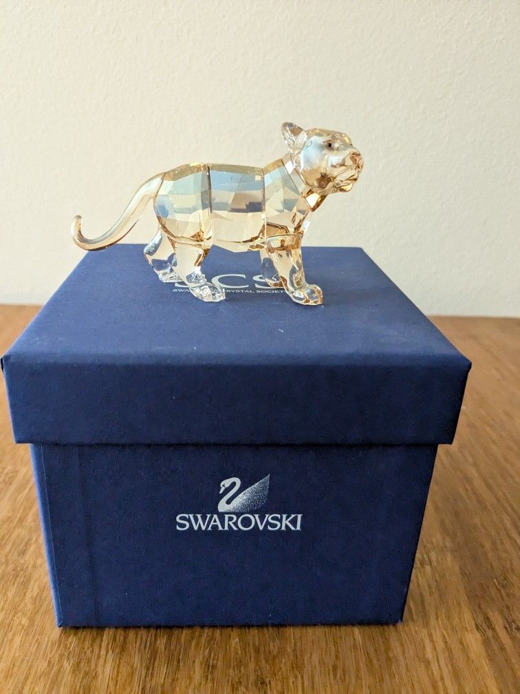 Swarovski Crystal Baby Tiger Cub (Standing)