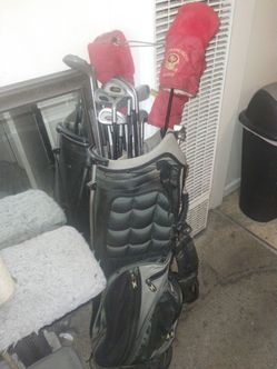 Older only used once golf clubs. Price negotiable