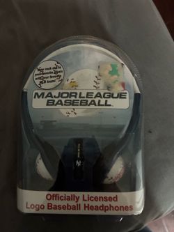 MLB NEW YORK Yankees Officially Licensed Logo Baseball Headphones