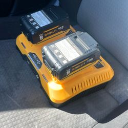 20v Lithium 8AH Batteries With Charging Station 