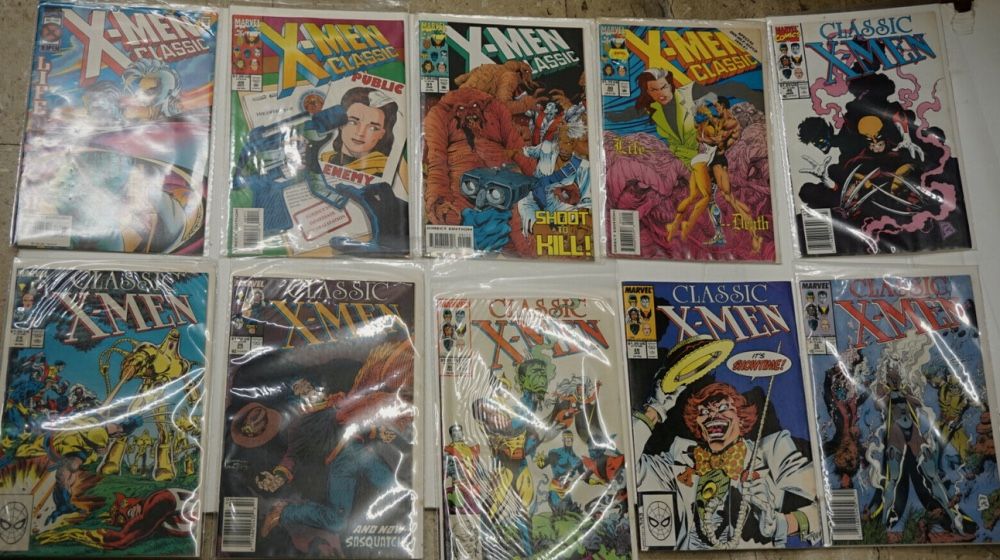 LOT 10 CLASSIC X-MEN MARVEL COMICS 30 29 32 26 24 45 90 91 89 102 VERY GOOD (contact info removed)4