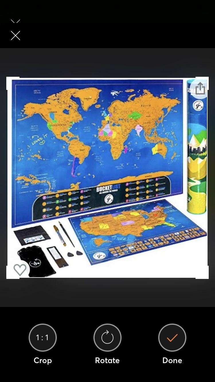 Scratch Off Map of The World