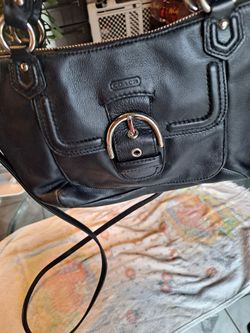 Coach Black Leather Handbag