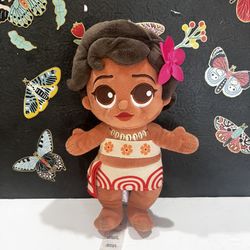 DISNEY BABY MOANA SOTF DOLL, APPRX 12 INCHES AND IN NEW CONDITION
