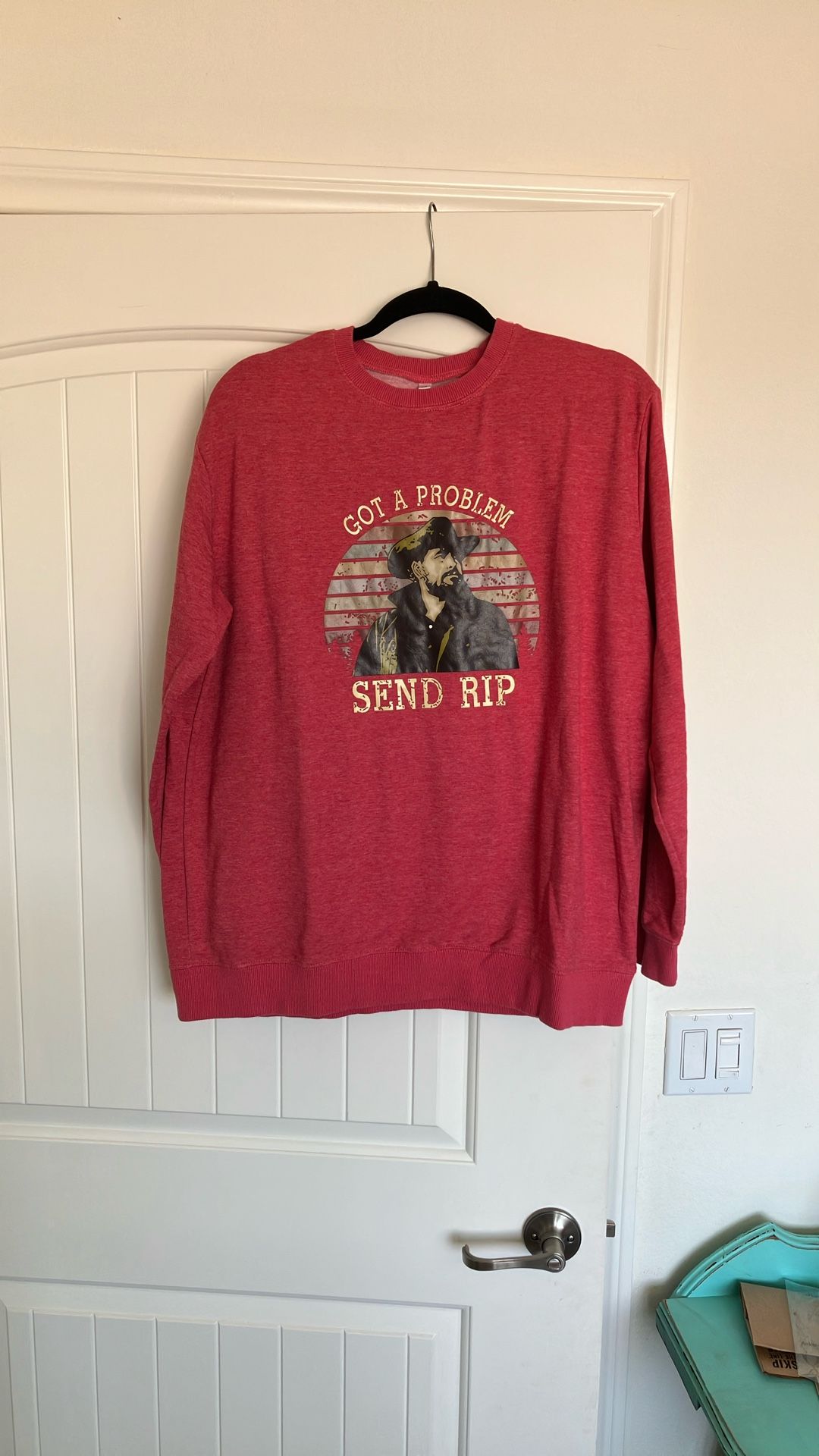 Sweatshirt XL $14- Send RIP