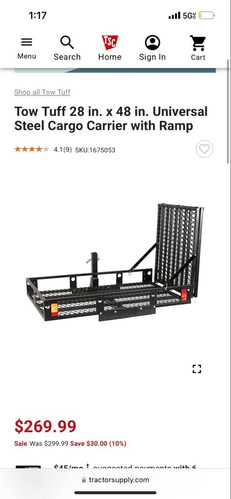 Cargo Carrier W/liftgate