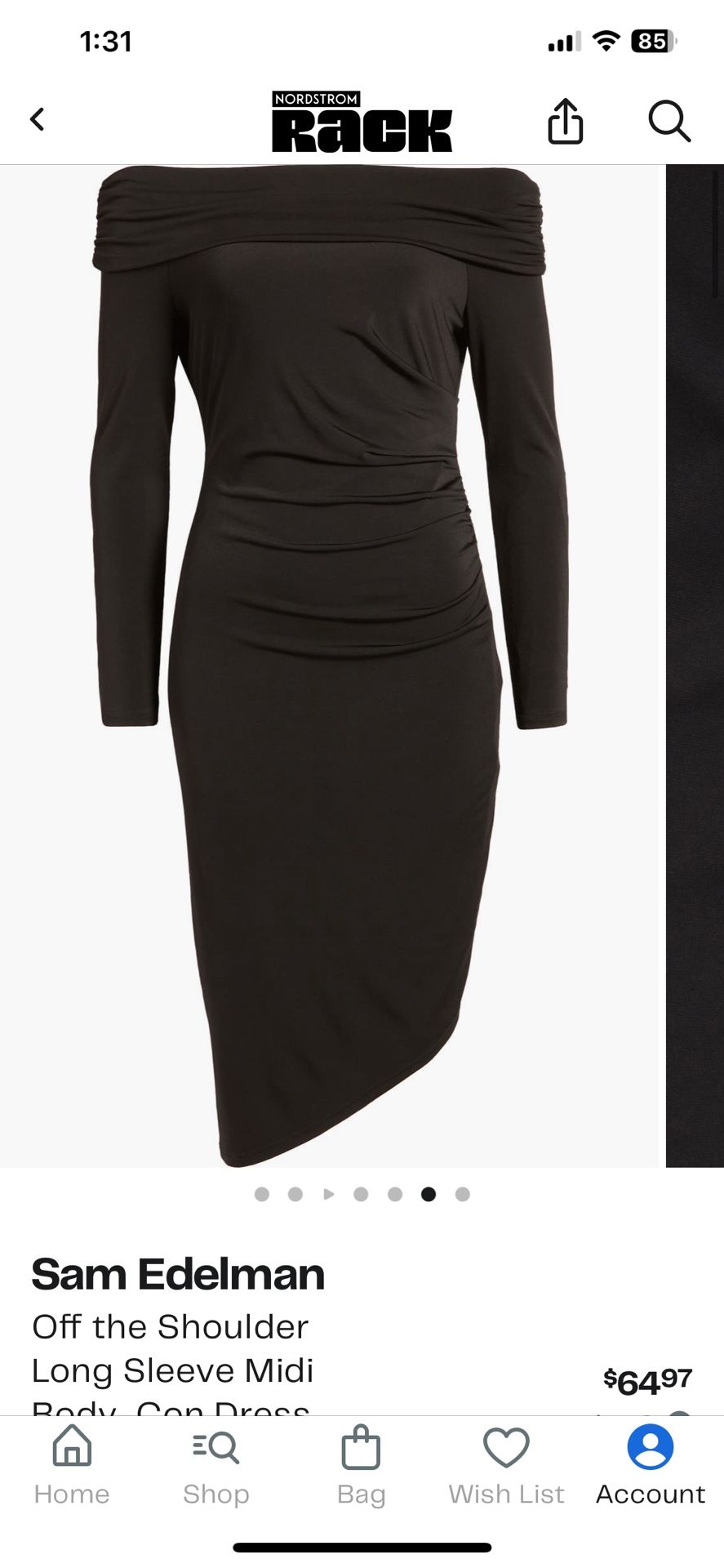 Off The Shoulder Dress New