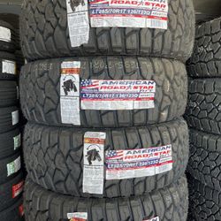 LT285/70/17 American Road Star R/T  ( 4 NEW TIRES ) INSTALLED & BALANCED. ✅