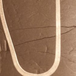 Retro  Herringbone Chain Necklace Solid Sterling Silver 22