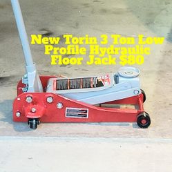 New Big Red 3 Ton Low Profile Hydraulic Jack Tools 