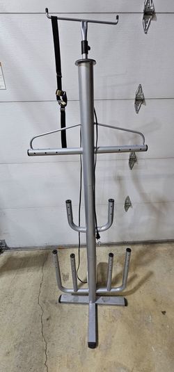 Heated/vented drying rack