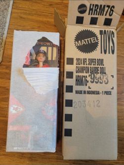 Kansas City Chiefs Super Bowl Champion Barbie Doll Taylor Swift