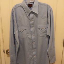 Men's Northern Plains Western  Pearl Snap Button Up Shirt. 
