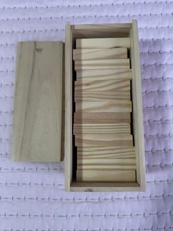Small Wooden Jenga Game In Wooden Box