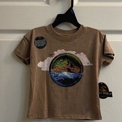 Brand New Boys Jurassic World Brown Tee Size 2T Kids