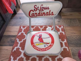 Stl cardinals fold up chair