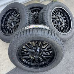 20 Inch Wheels Ford F-150 Chevy Silverado Gmc Sierra Rims And Tires