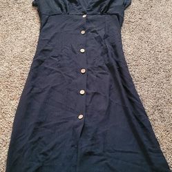 Blue Midi Sun Dress