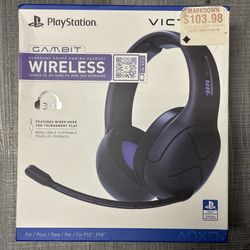 Victrix Gambit Black Wireless Gaming Headset PS4/PS5  