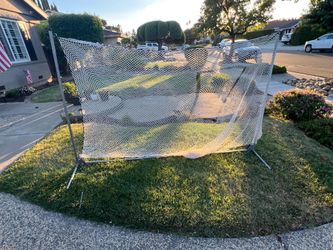 Soccer Net Great for practice in background or Park