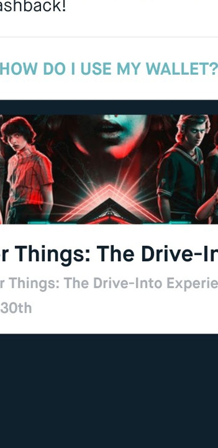 Tickets for Stranger things drive thu experience