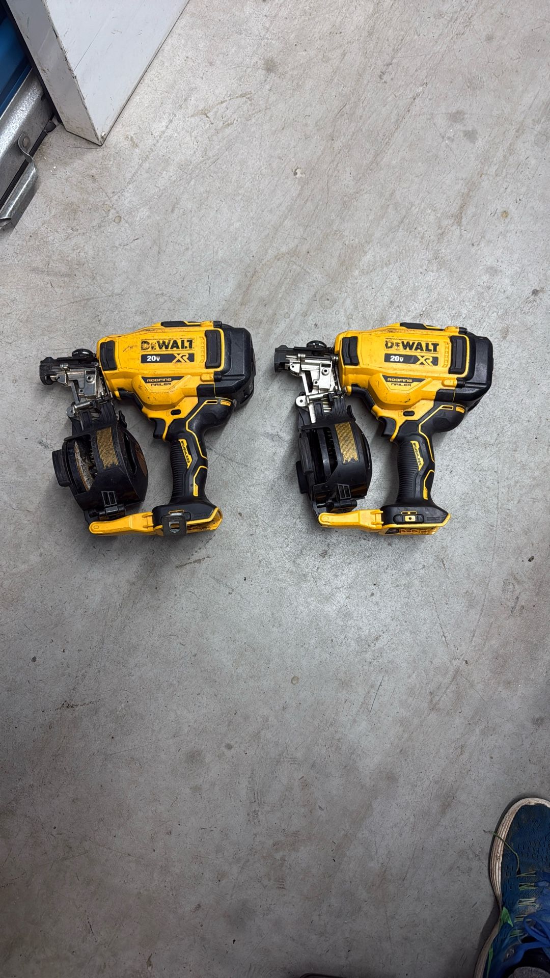 Just 1 DeWalt 20V Max Roofing nailer