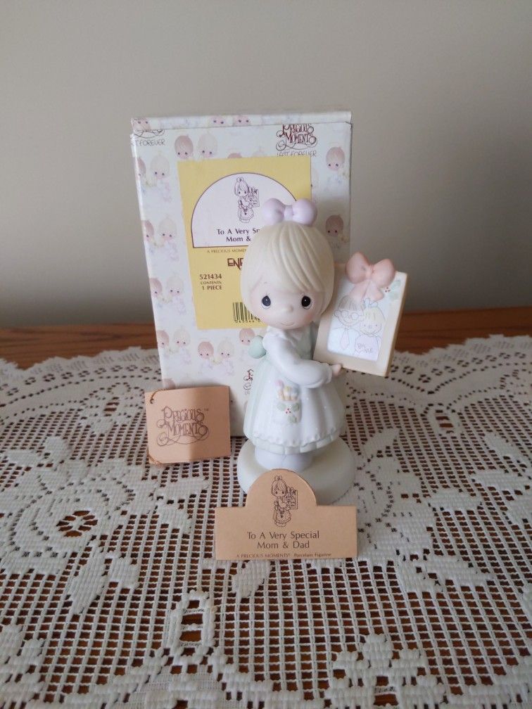 Precious Moments To A Very Special Mom & Dad