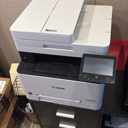 Cannon, laser, color, copier, fax scanner image class year and a half old like New