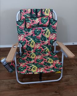 Liquid Death Folding Beach Chair