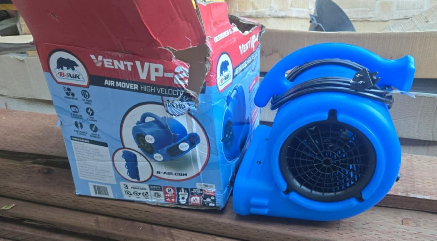 B-Air 1/4 HP Air Mover Blower Fan