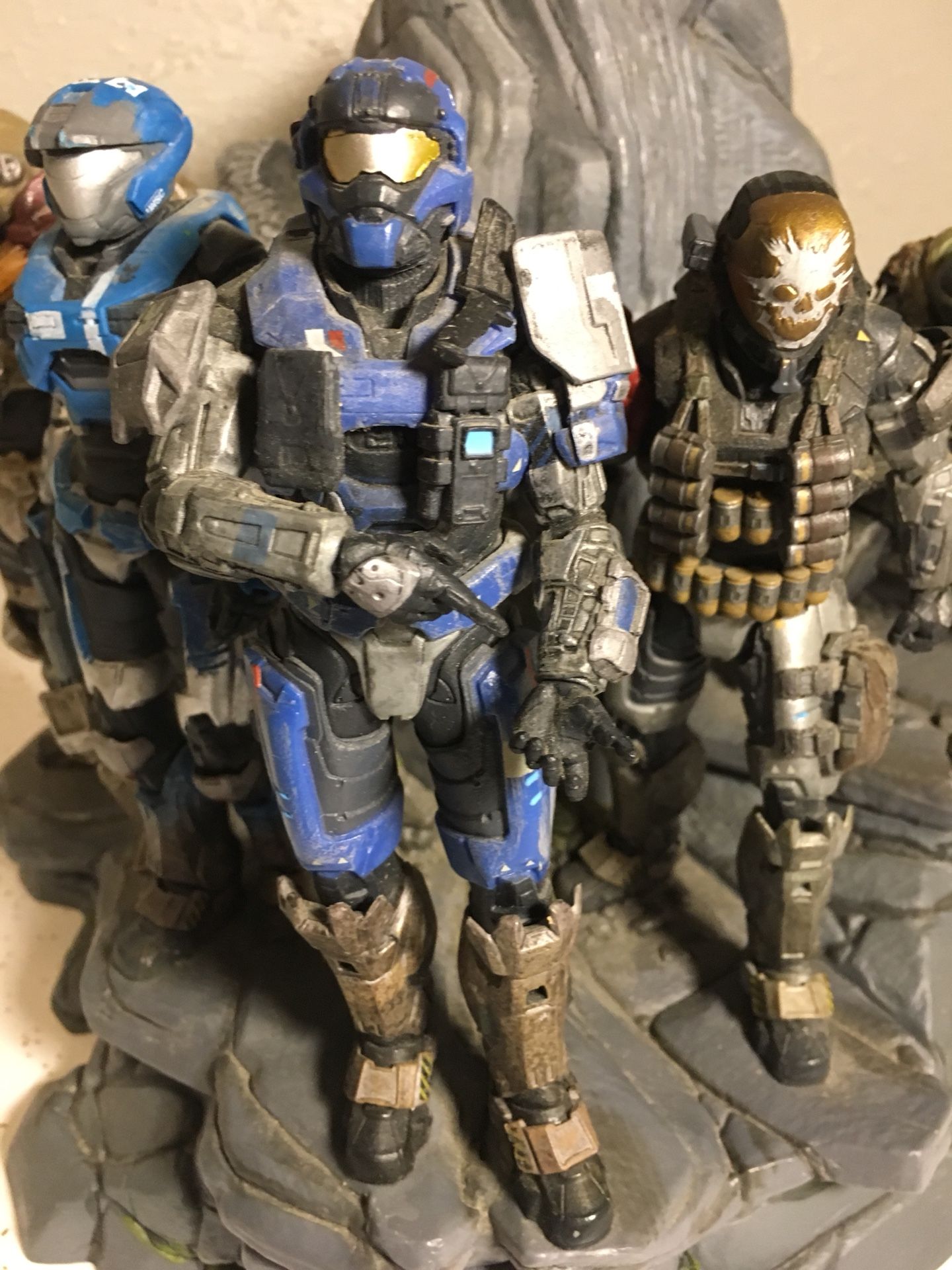 Halo Reach Noble Team Legendary Limited Edition Statue 2010 NOT COMPLETE