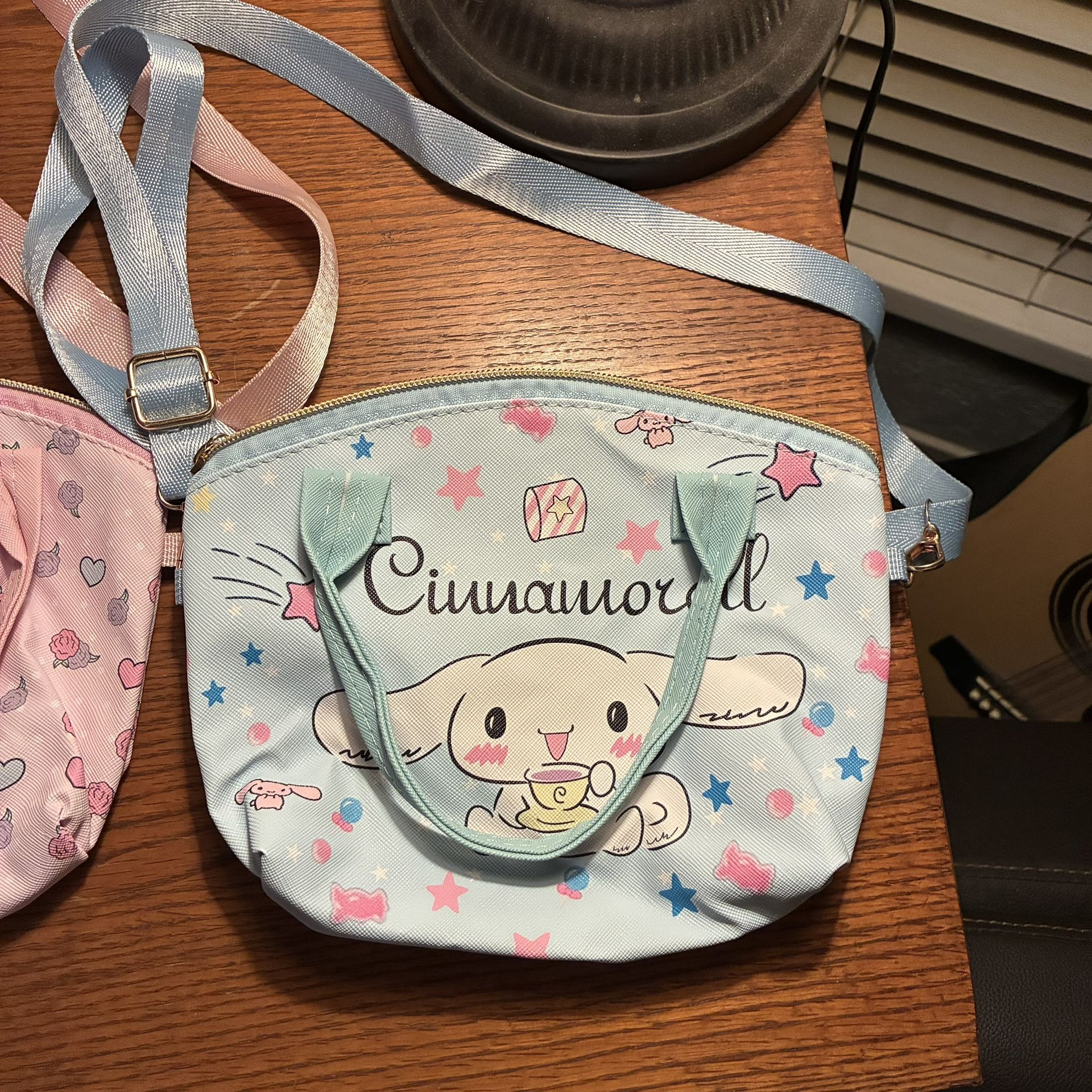 Hello Kitty And Cinnamon Role Bags