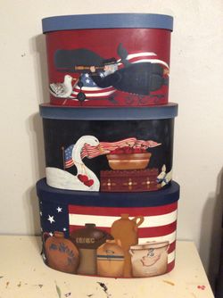 4th Of July Decorative Boxes