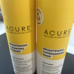 Acure Brightening Cleanser And Mask