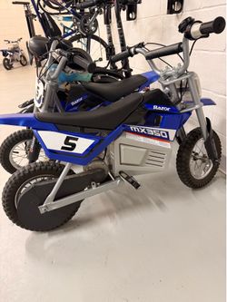 One or two Razor motorcycles (kids)