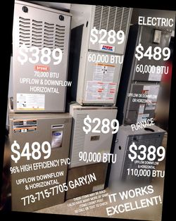 Furnace ac air conditioner coil condenser water heater