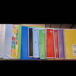 Binders, Folders, Notebooks