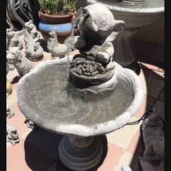 New Water Fountain Made Out Of Cement Perfect Gift 💝 