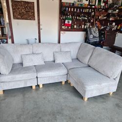 Sectional  Light Gray