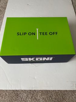 New Skoni Golf Shoes 12.0 M Spikeless Black