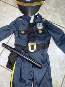 Kids Police Officer Halloween Costume Set
