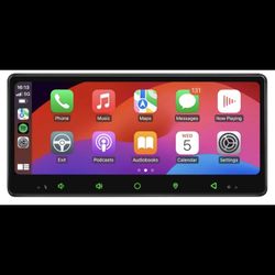 JOYING Single Din Car Stereo 8.9 Inch Car Radio Android 12 Head Unit 