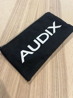 Audix P1 Zippered Nylon Microphone Zippered Pouch Bag for OM, D or SCX Microphones