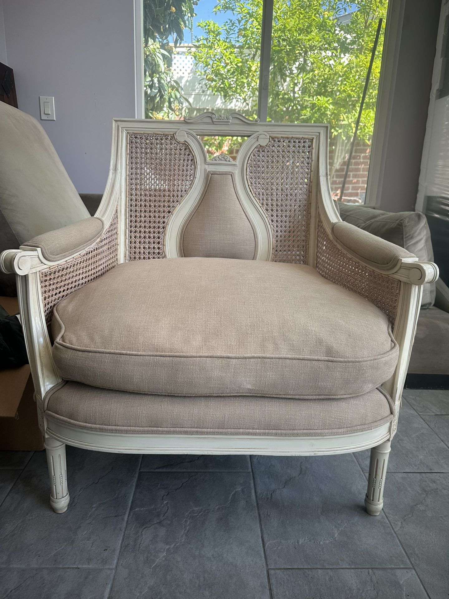 Gorgeous Vintage Cane Back Armchair 