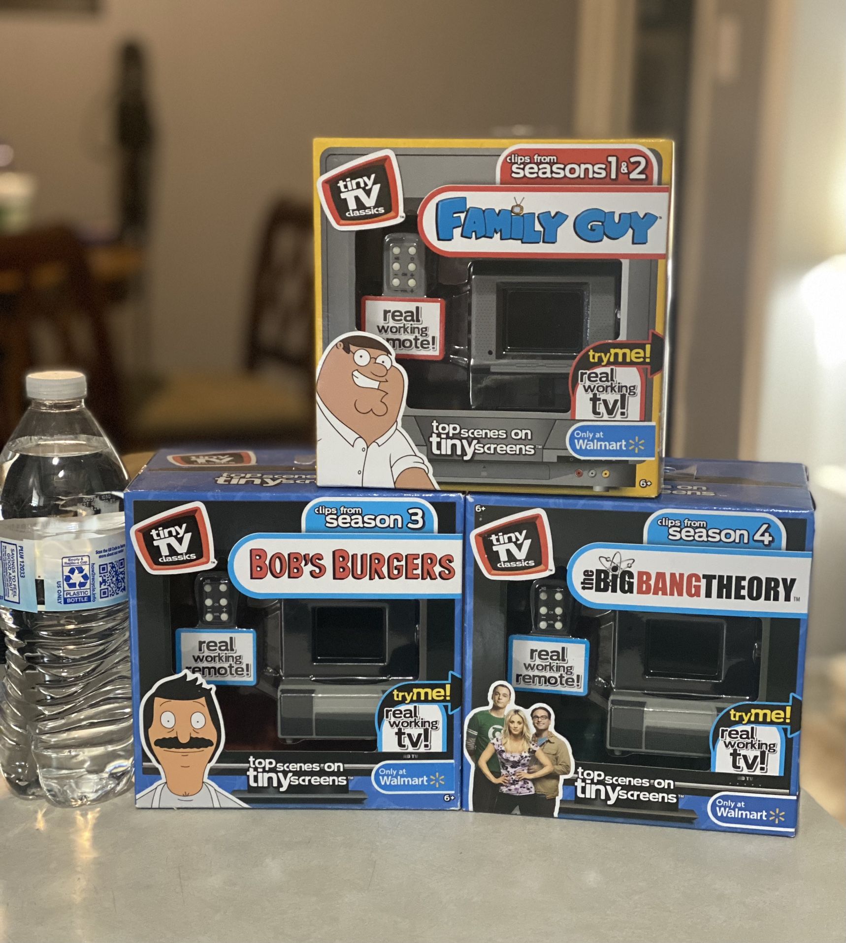 Brand New Tiny TV Classics - Collectible Toy - Watch Top Scenes on a Real-Working Tiny TV with Working Remote
