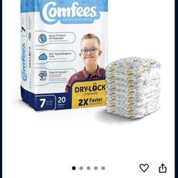 Comfees Size 7 Diapers