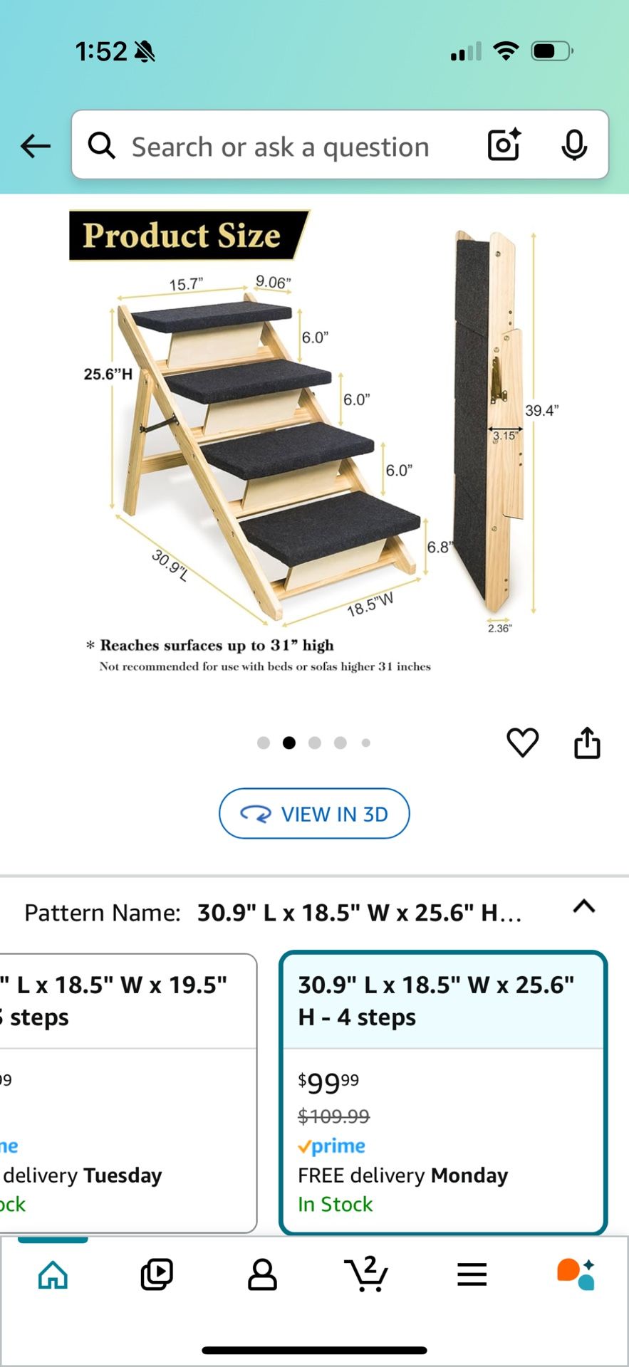 Dog Stairs/Dog Ramp with 4 Steps