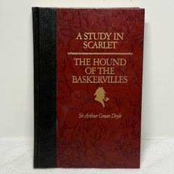 Sherlock Holmes A Study in Scarlet & Hound of the Baskervilles - Arthur Conan Doyle