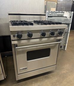Viking 30” Stainless Steel Gas Range — $3,500